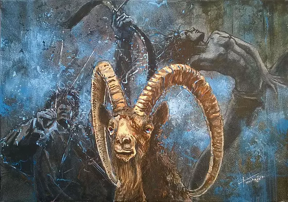 Krzysztof Trzaska - "Koziorożec" z cyklu "Mój Zodiak"