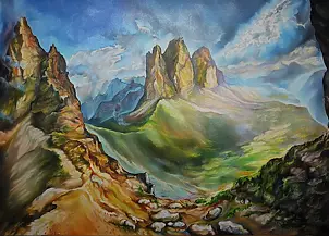 Zenon Gleń - Mountain landscape