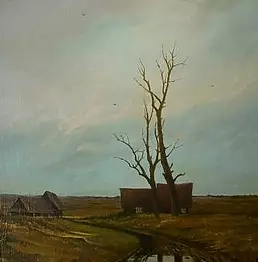 Jacek Stryjewski - Autumn landscape with road