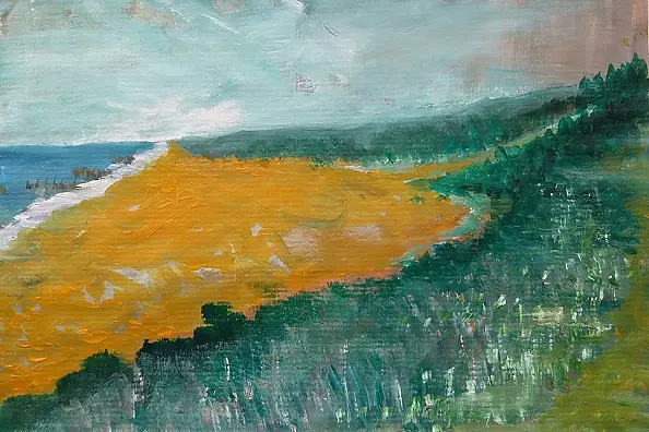 Magdalena Waszkiewicz - Krajobraz nadmorski