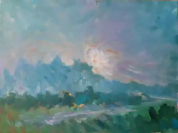 Tadeusz Jurga - Krajobraz nadnotecki 1