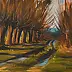 Krzysztof Kloskowski - Polish landscape - Spring alley willow