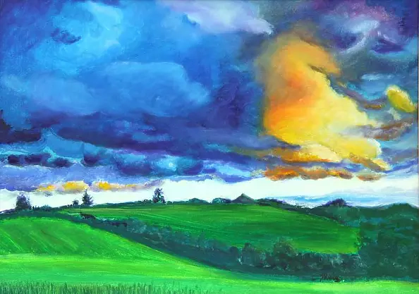 Jadwiga Rudnicka - Krajobraz przed burzą