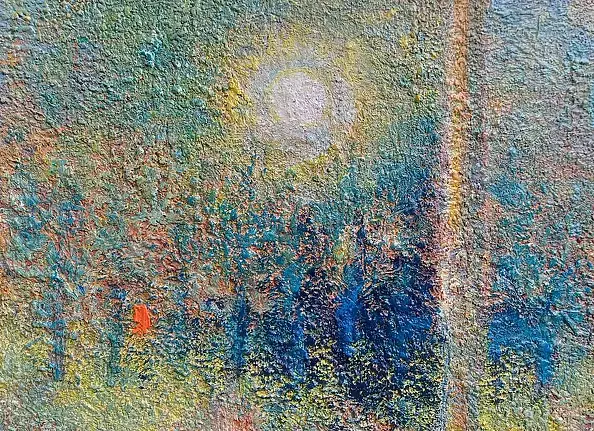 Tadeusz Jurga - Evening landscape, 2023