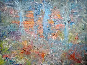 Tadeusz Jurga - Krajobraz wieczorny