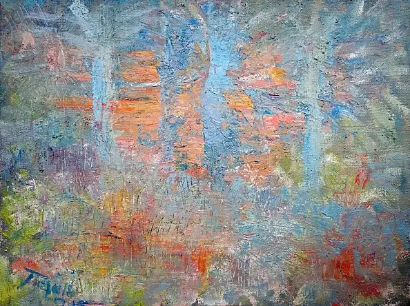 Tadeusz Jurga - Krajobraz wieczorny