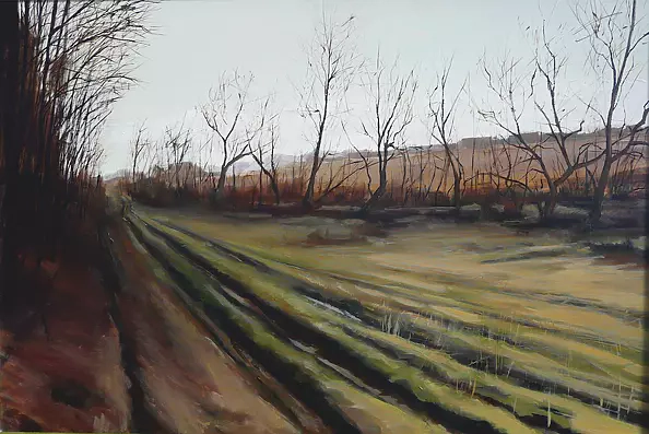 Piotr Prażmowski - Krajobraz z drogą 