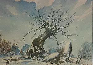   - Landscape with chapel