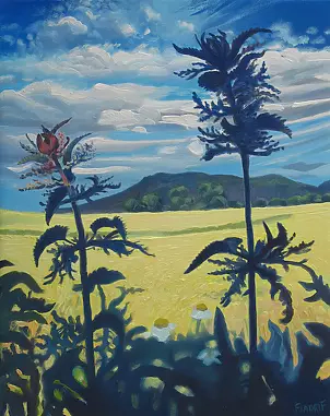   - Landscape with nettles