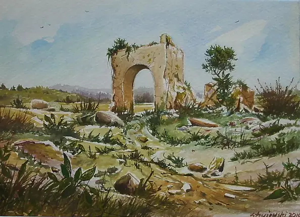 Jacek Stryjewski - Landscape with ruins