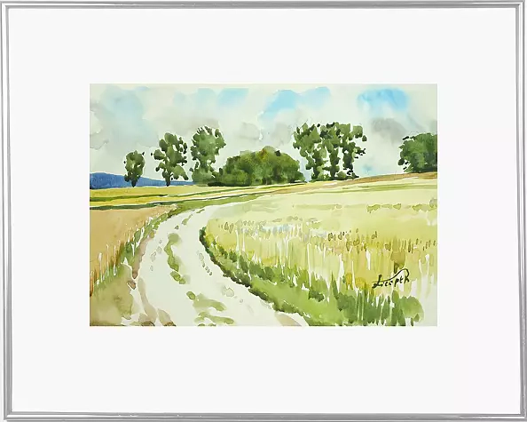 Jaroslaw Filipek - Krajobrazy Polskie, Polna Droga Na Mazowszu (33)