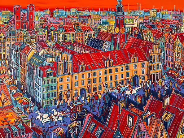 Joanna Mieszko, Cracovia, Dipinto acrilico, Quadro a olio - tela, 120 x 85