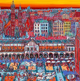 Joanna Mieszko, Cracow, Acrylic painting - canvas, 100 x 73