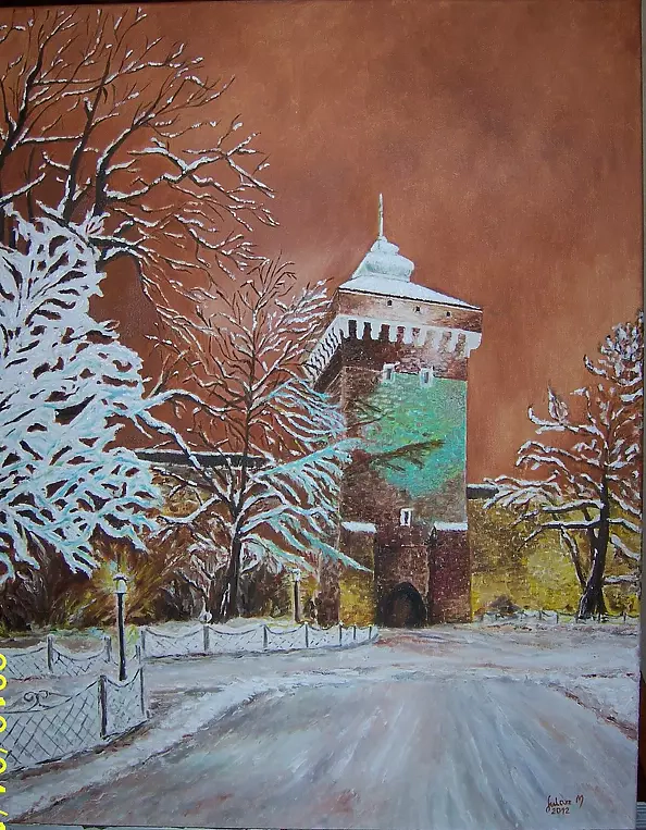 Maria Sularz - Krakow, Winter Planty