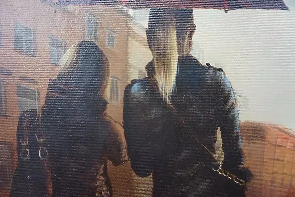 Jacek Łoziński - Krakow Market Square in the morning