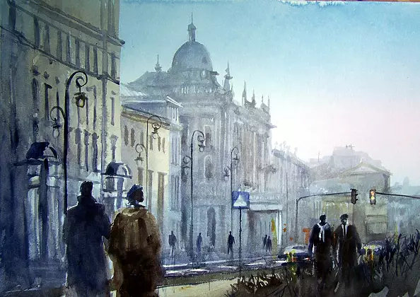 Rafał Patro - Krakowskie Przedmieście Jesienią