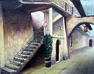 Filip Łoziński - Krakow backyard