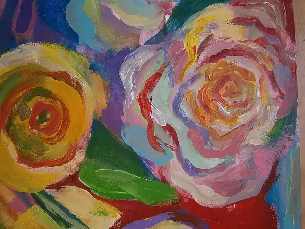 Anna Borcz - Kremowe róże