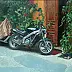 Andrzej A Sadowski - Crete-Chania-alley with two motorcycles