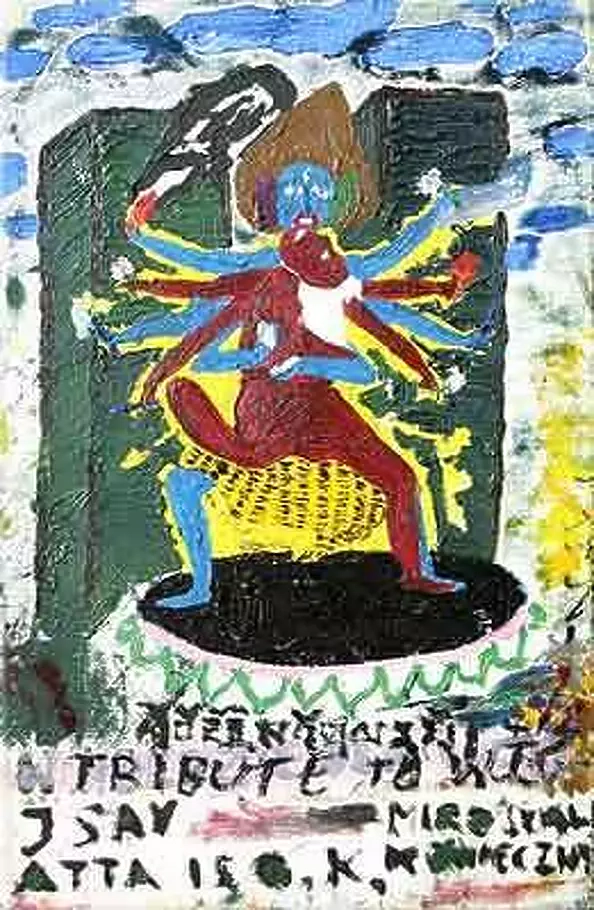 Mateusz Stanek - Krodha Yamari (Tib .: Khro-bo gShin-rje-gShed)