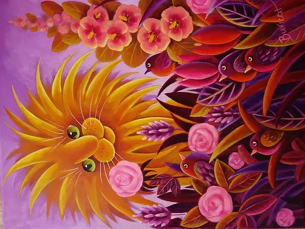 Wiesława Burnat - Król w ogrodzie 