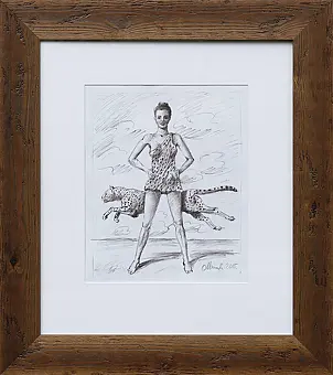 Rafał Olbiński - Queen of the Cheetahs, 2015