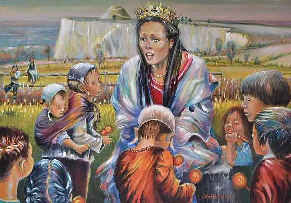 Halina Kaźmierczak - The Queen Jadwiga of Anjou and orphans