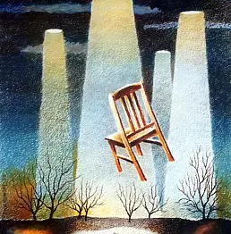 Grzegorz Ziółkowski, Ein kurzer Moment der Besinnung, Pastell - Karton/Pappe, Papier, 50 x 70