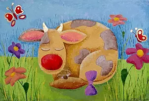 Lucyna Tyburcy - cow