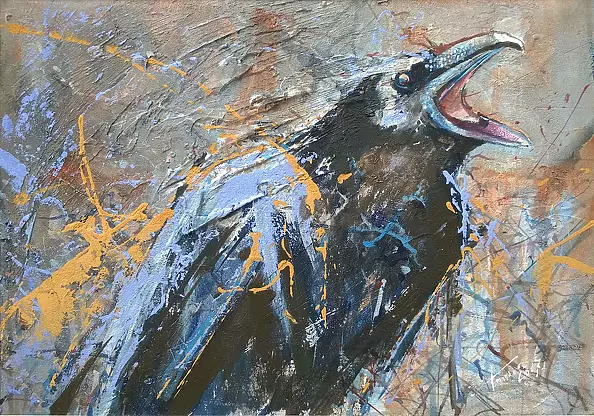 Krzysztof Trzaska - "Kruk" from the series "Birds"