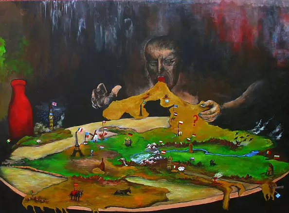 Kamil Jerzyk - The crisis Kronos devouring pizza Europe