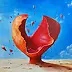 Roman Hnedkovsky, Scream, Oil painting - canvas, 70 x 50