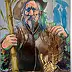 Krzysztof Trzaska - Krzysztof Trzaska, painting "Don Quixote I", oil / board, 70x50, 2014