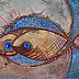 Krzysztof Trzaska - Krzysztof Trzaska, Gemälde "Fische" aus der Serie "Tierkreiszeichen", Acryl / Leinwand, 30x40, 2020