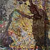 Krzysztof Trzaska - Krzysztof Trzaska, dipinto Ratti di città dalla serie Mythologies, acrilico / tela, 120x60, 2014