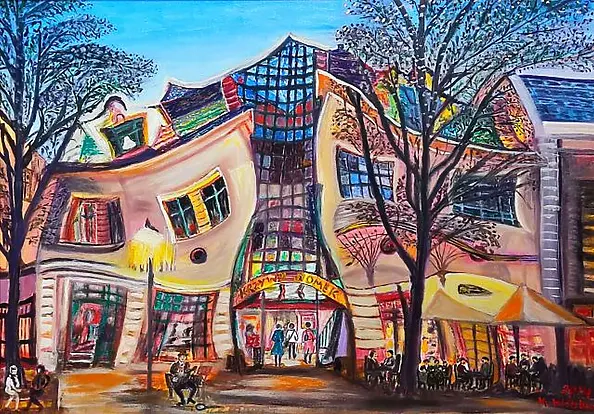 Marianna Włóka - Crooked house on "Monciak" in Sopot