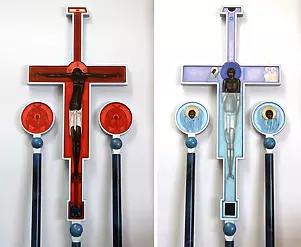   - Prozessionskreuz aus rypidami (Doppel lackiert)