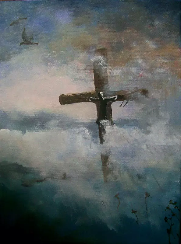 Paulina Lebida - Cross in the fog