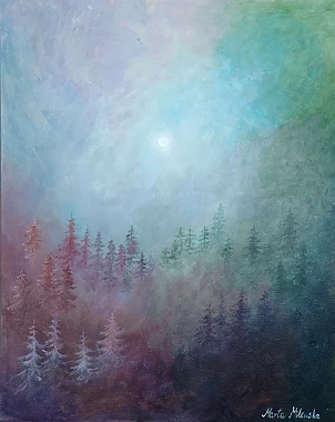 Marta Milewska - Moon over the mountains