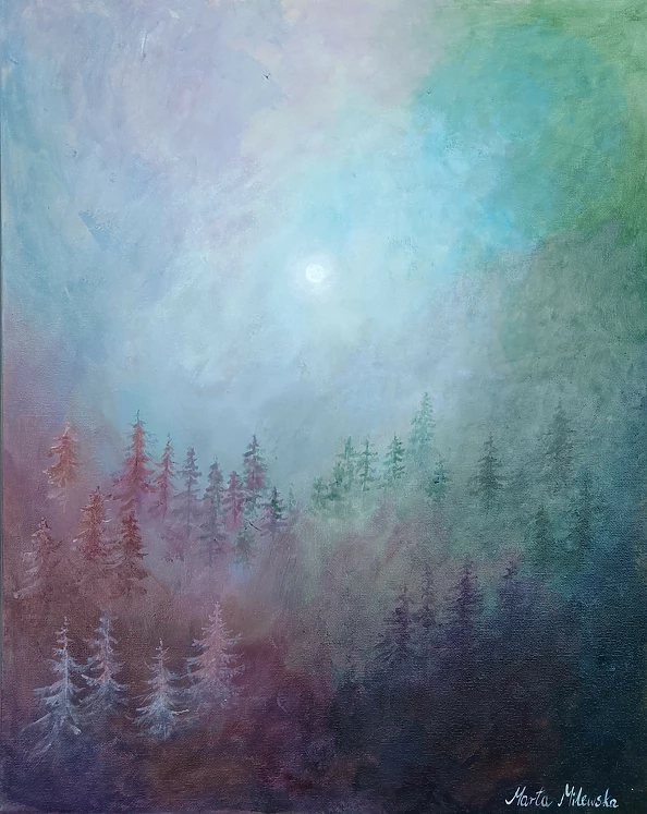 Marta Milewska - Moon over the mountains