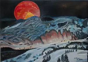 Marianna Wloka - Ksiezyc nad gorami zima
