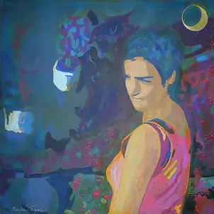 Monika Targiel - The waxing moon 