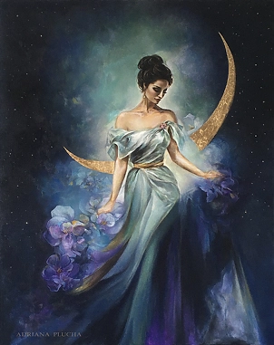 Adriana Plucha - Moonlit night