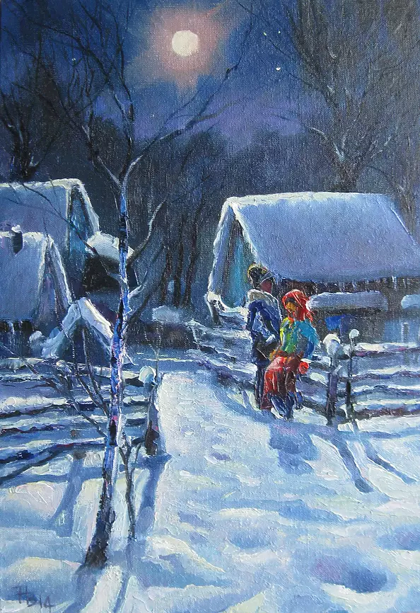 Nikolay Vedmid - Księżycowa noc