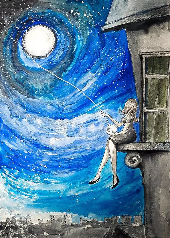 Adriana Laube - "Moon yarn"