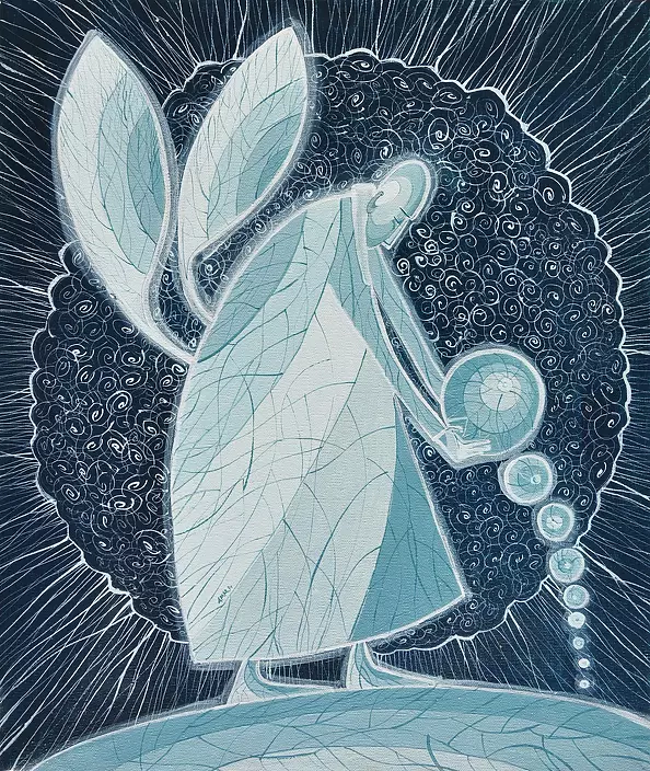 Marina Czajkowska - Lunar Angel (Reproduction)