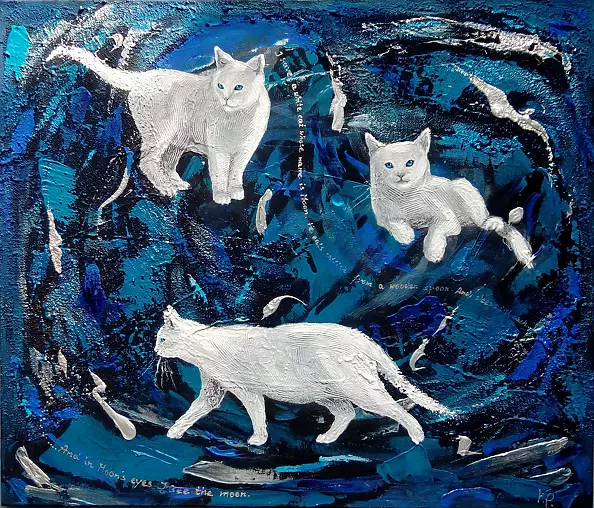 Krystyna PALCZEWSKA - Moon cat