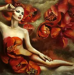 Marlena Selin, Träume gestalten VII, Ölbild, Weitere - Leinwand, 100 x 70