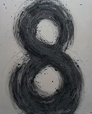 Iwona Jabłońska, Ku nieskończoności, Impasto, Laserunek, Obraz akrylowy, Obraz olejny, Techniki mieszane - płótno, 100 x 120