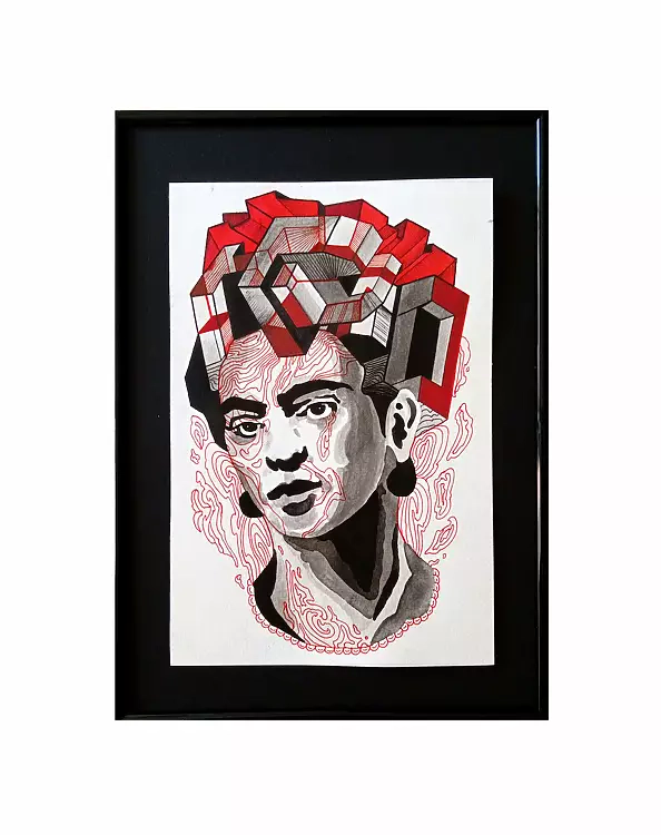 Adam Iwan - Kubistyczna Frida